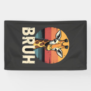 Funny Animal Giraffe Meme Face Festive Xmas T-Shir Banner