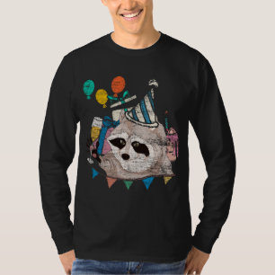 Funny Animal Lover Birthday Party Forest Animal Ra T-Shirt