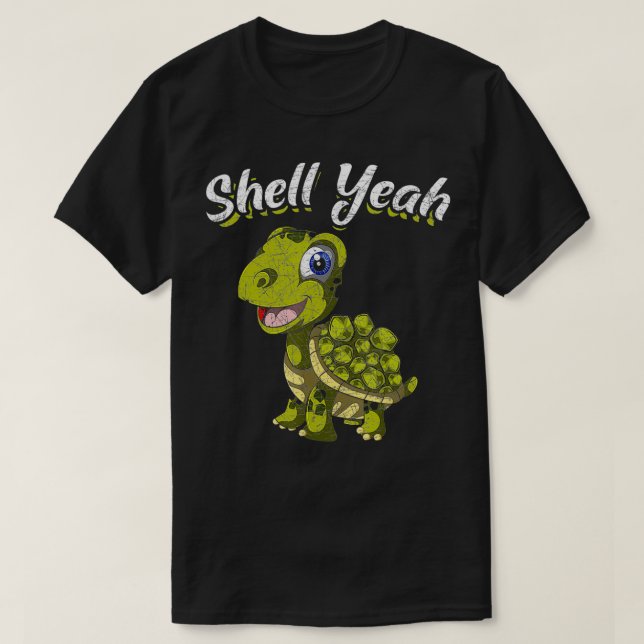 Funny Animal Lover Gift Cute Turtle  T-Shirt (Design Front)