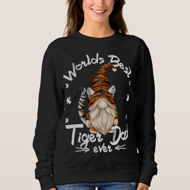Funny Animal Print Gnome For Grandpa Worlds Best T Sweatshirt (Front)