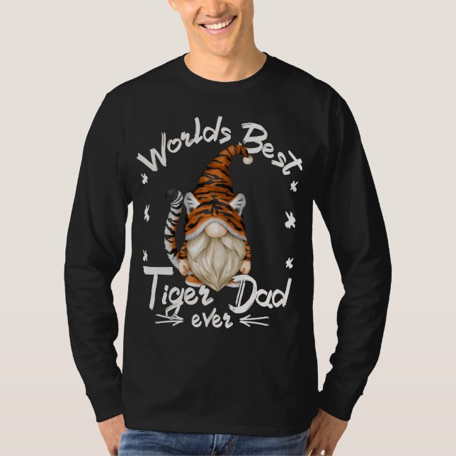 Funny Animal Print Gnome For Grandpa Worlds Best T T-Shirt (Front)