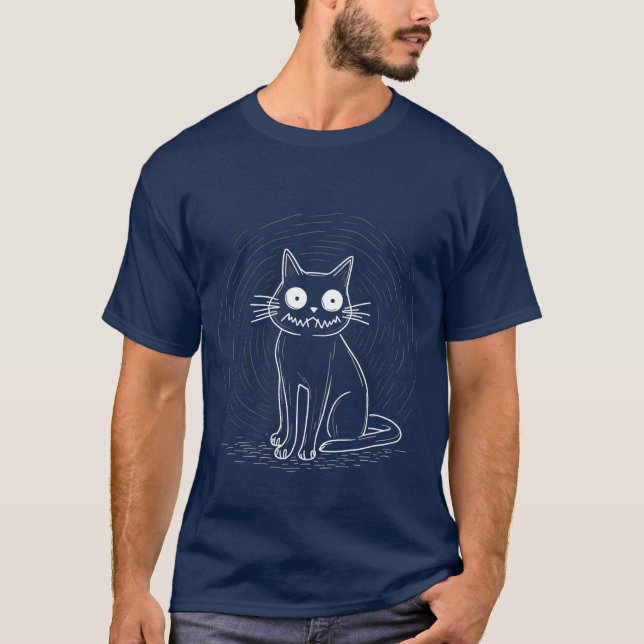 Funny Animals cat gift T-Shirt (Front)