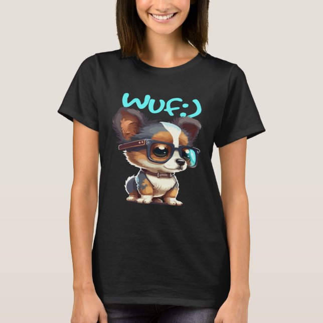 Funny Animals Dog Cat Owl Fox Cute 2 T-Shirt (Front)