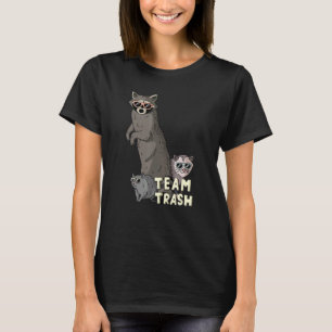 Funny Animals Garbage Gang Team Trash Opossum Racc T-Shirt