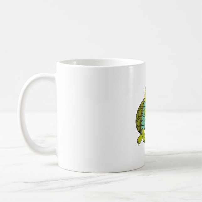 Funny Animals Turtle And Snail Coffee Mug (Left)