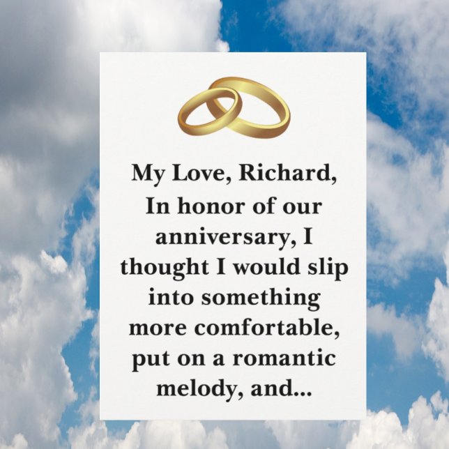 Funny Anniversary Card (Creator Uploaded)