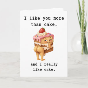 Funny Anniversary Card, Cheeky Valentine’s Card