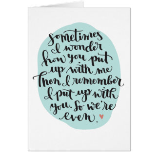 Funny Anniversary Card for Boyfriend