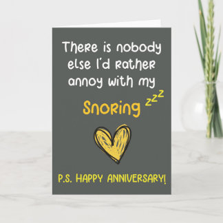 Funny Anniversary Card For Your Partner