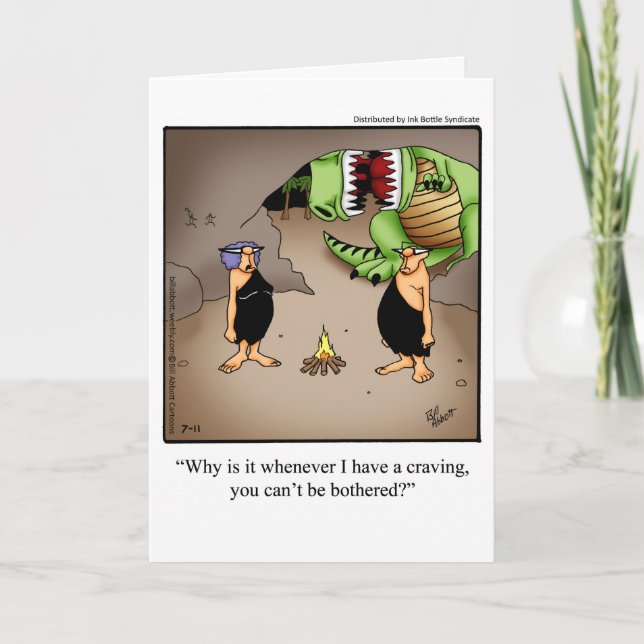Funny Anniversary Greeting Card For Him (Front)