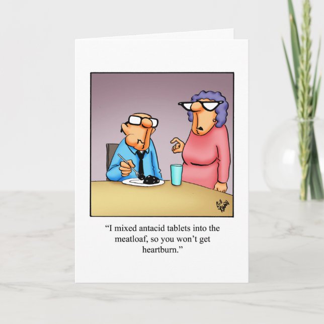 Funny Anniversary Humour Greeting Card  (Front)