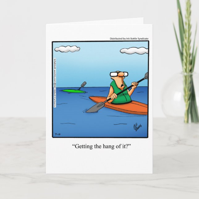 Funny Anniversary Humour Greeting Card (Front)