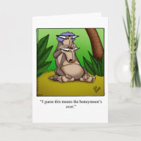 Funny Anniversary Humour Greeting Card For Him
