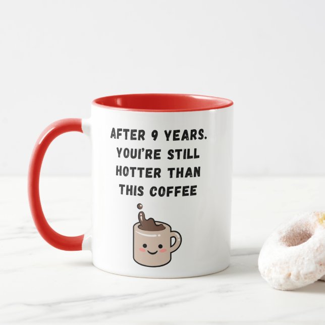 Funny Anniversary Mug (With Donut)