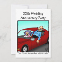 Funny Anniversary Party Invitation