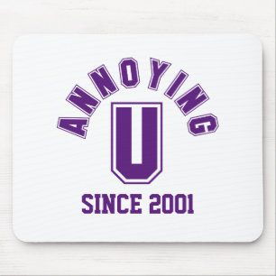 Funny Annoying You Mousepad, Purple Mouse Pad