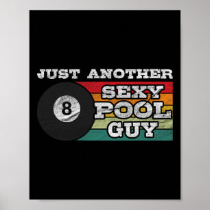 Funny Another Y Billiard Man Poster