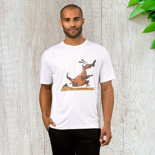 Funny Anteater Cartoon Quirky Running Animal T-Shirt