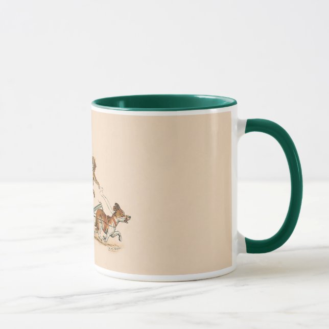 Funny Anthropomorphic Cats by Louis Wain Mug (Right)
