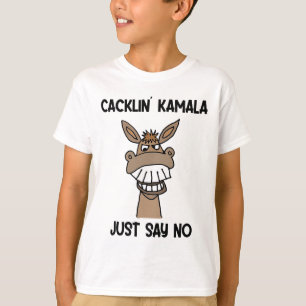 Funny Anti Kamala Harris Laughing Donkey T-Shirt