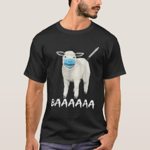 Funny-ANTI-MASK-SHEEP-WITH-FACE-MASK-Vaccine-Baa T-Shirt