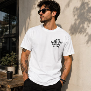 Funny Anti Socialist Social Club Socialism T-Shirt