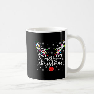 Funny Anti Trump Christmas Reindeer Funny Feminist Coffee Mug