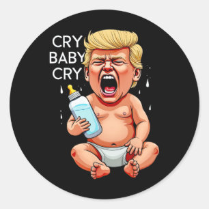 Funny Anti Trump Classic Round Sticker