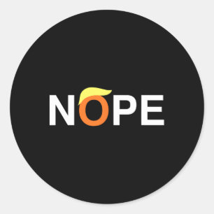 Funny Anti-trump  Classic Round Sticker