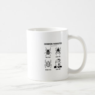 Funny Anti Trump Common Parasite Luna Tick Coffee Mug