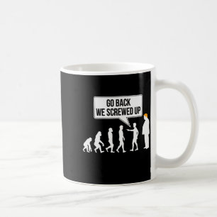 Funny Anti-trump Evolution Litical Humor  Coffee Mug