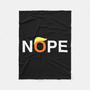 Funny Anti-trump Fleece Blanket