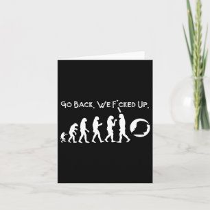 Funny Anti Trump - Go Byck! Trump Evolution Tee Card