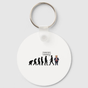 Funny Anti Trump, Go Ck We Screwed Up, Trump Evolu Key Ring