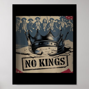 Funny Anti Trump, No Kings, Anti Fascism, Politica Poster