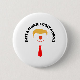Funny Anti Trump Not My President Quote Democrat U 6 Cm Round Badge