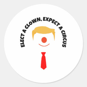 Funny Anti Trump Not My President Quote Democrat U Classic Round Sticker