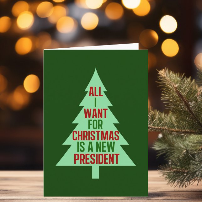 Funny Anti Trump Political Christmas Holiday Card (Creator Uploaded)