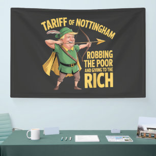 Funny Anti Trump Tariff Banner