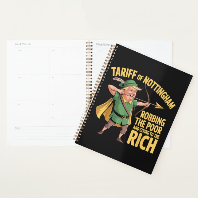  Funny Anti Trump Tariff Planner (Display)