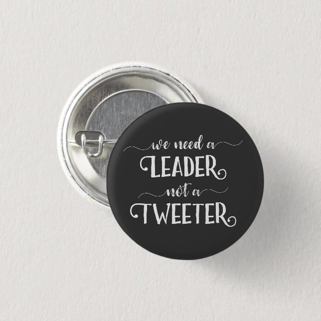 Funny Anti-Trump Twitter Liberal Political Voting 3 Cm Round Badge (Front & Back)