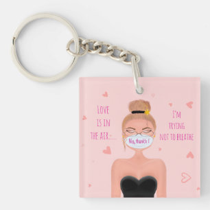 Funny Anti-Valentine’s Day Key Ring