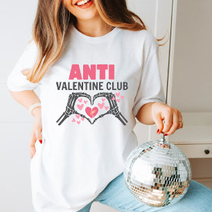 Funny Anti Valentine's Day Gift Cute Lonely Heart T-Shirt