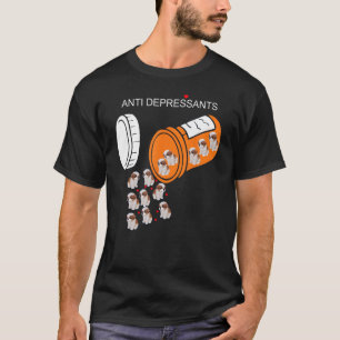 Funny Antidepressant For Shih Tzu Dog Lover T-Shirt