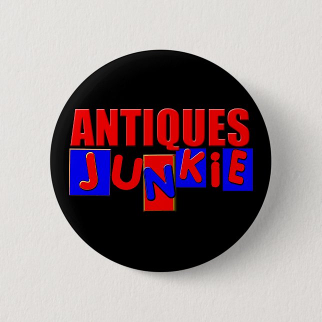 Funny Antiques 6 Cm Round Badge (Front)