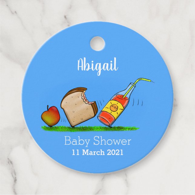 Funny ants cartoon  favour tags (Front)