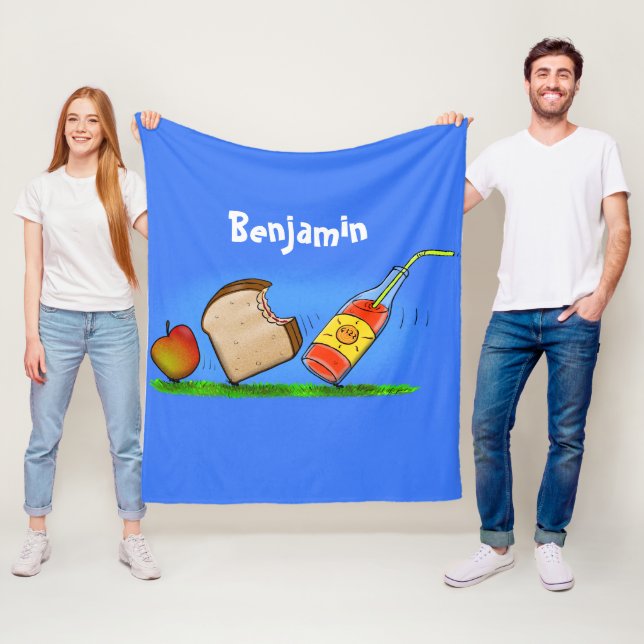 Funny ants cartoon fleece blanket (In Situ)