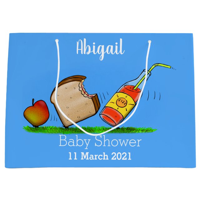 Funny ants cartoon large gift bag (Front)