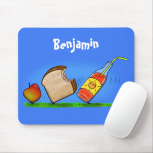 Funny ants cartoon mouse pad