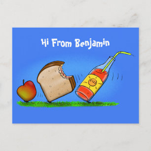 Funny ants cartoon postcard